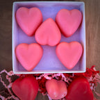 Heart Shaped Soy Wax Melts - Large