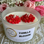 Vanilla Blossom with Poinsettia Floral Embeds
