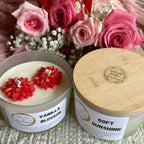 Vanilla Blossom with Poinsettia Floral Embeds