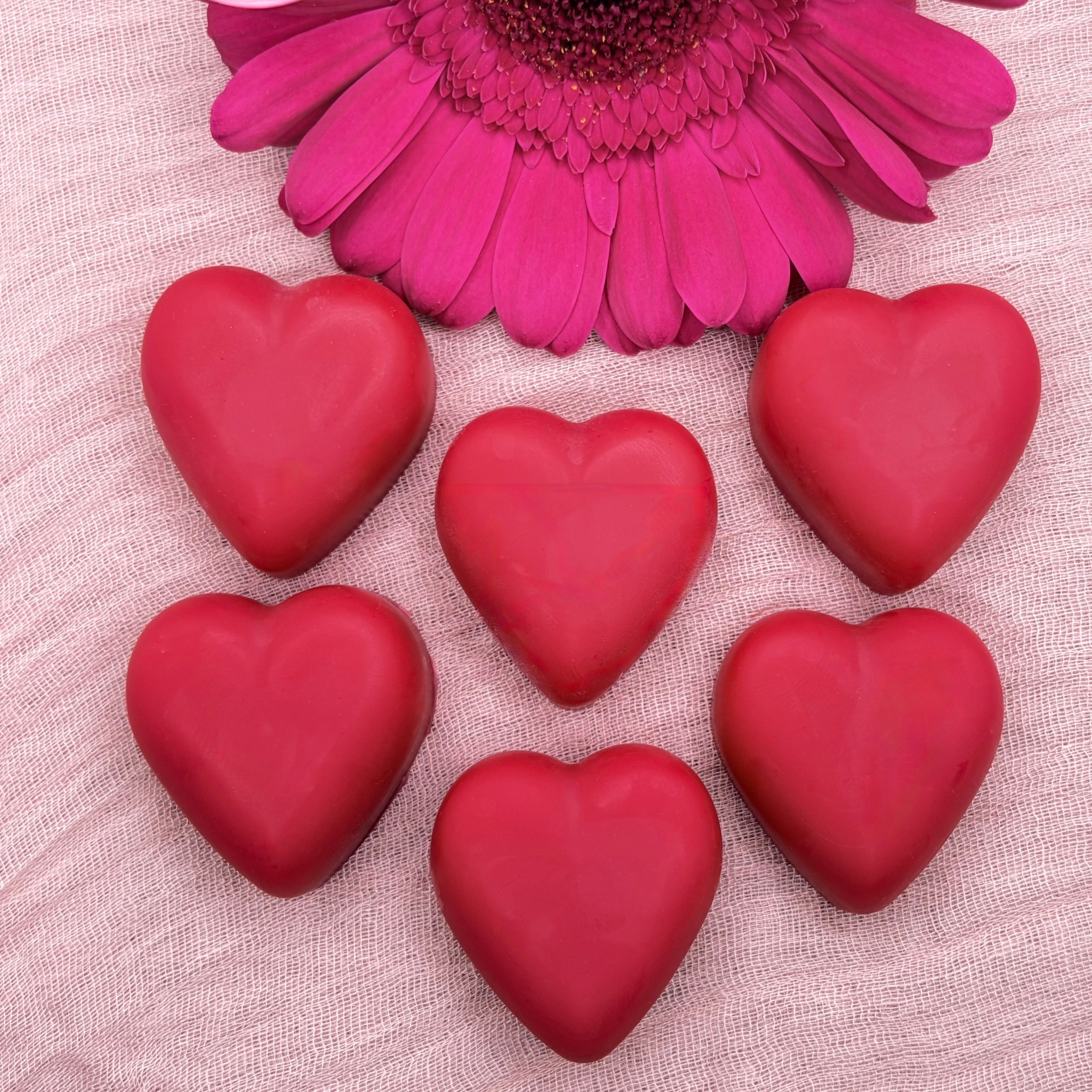 Heart Shaped Soy Wax Melts - Large