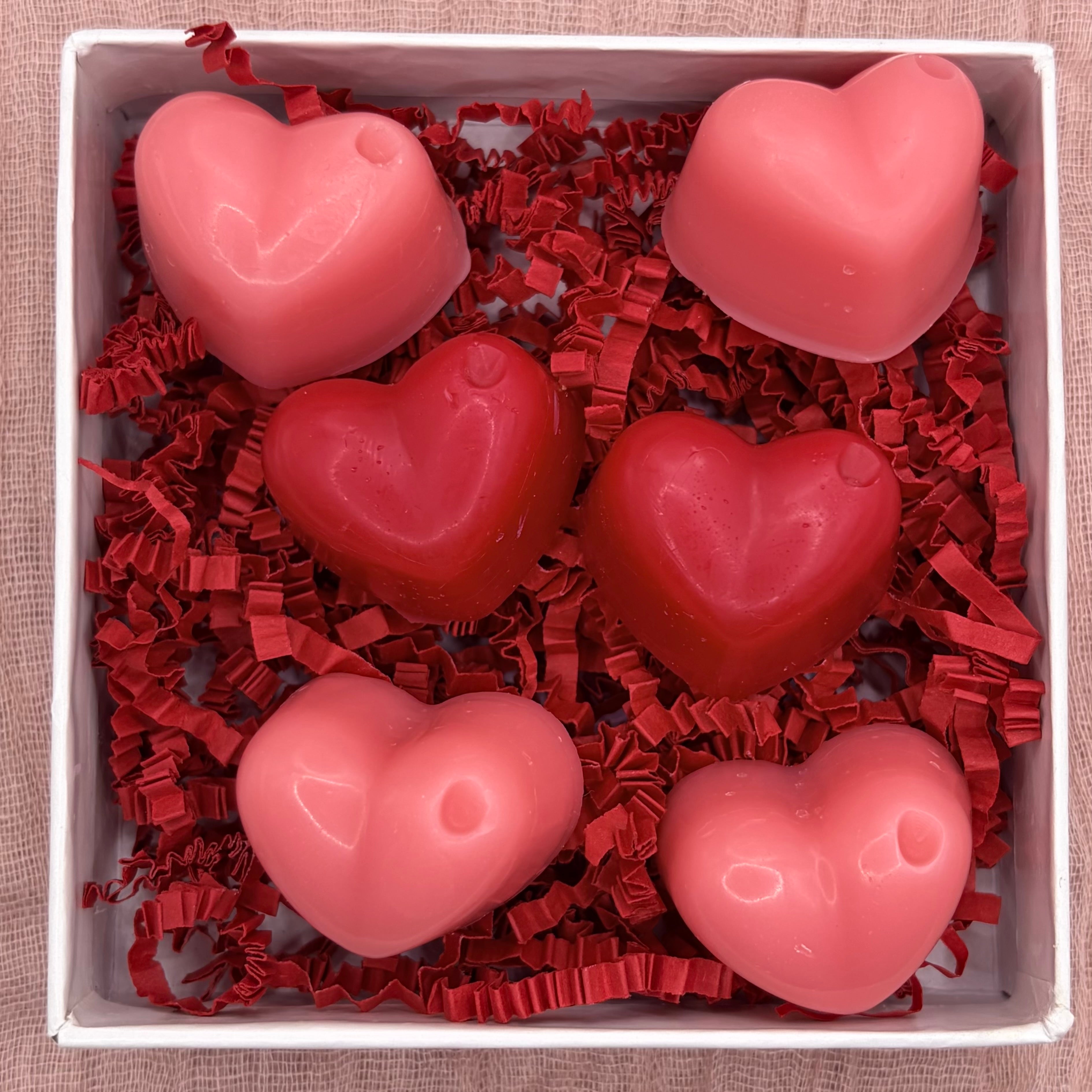 Heart Shaped Soy Wax Melts -Small