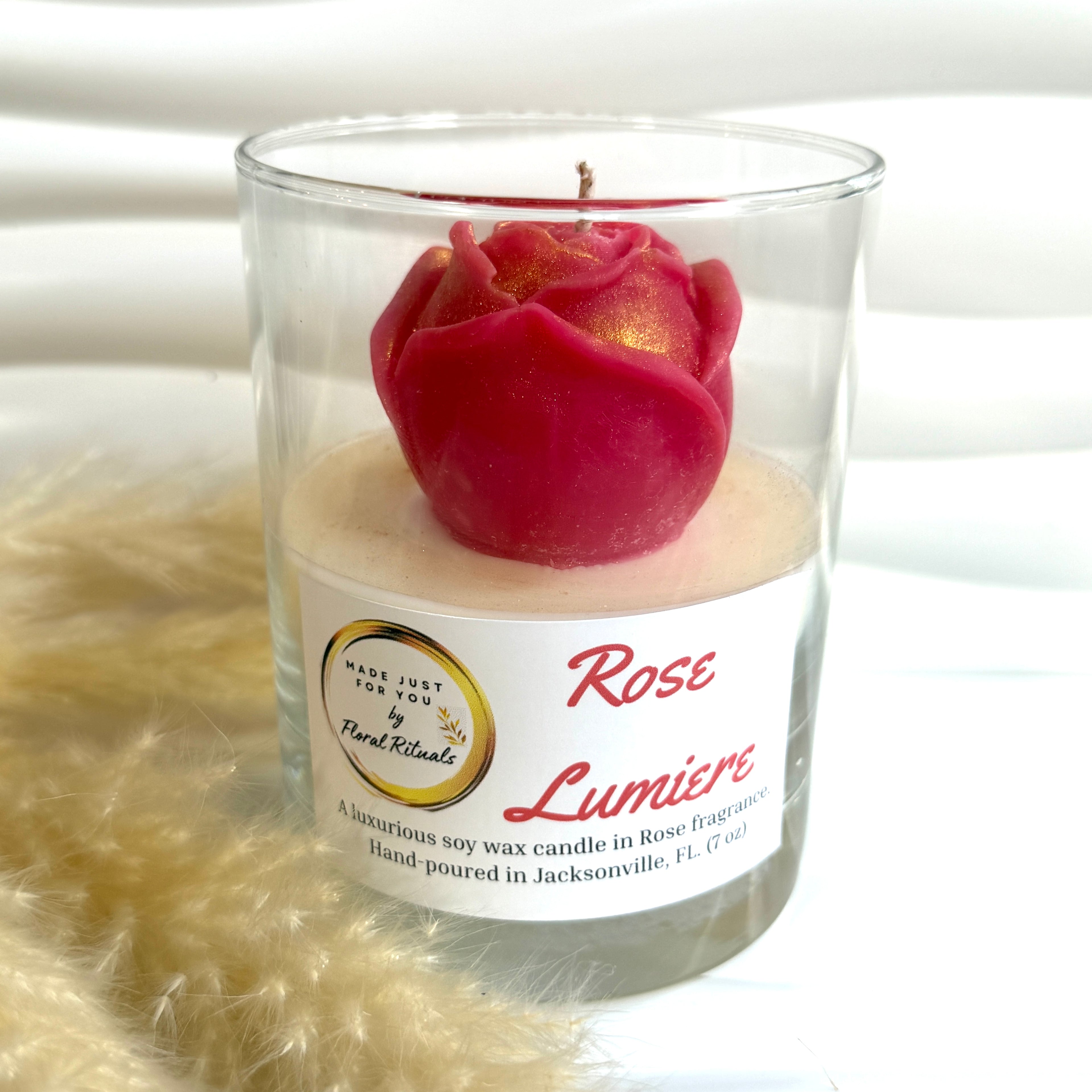 Rose Lumiere - Romance, captured in wax and flame