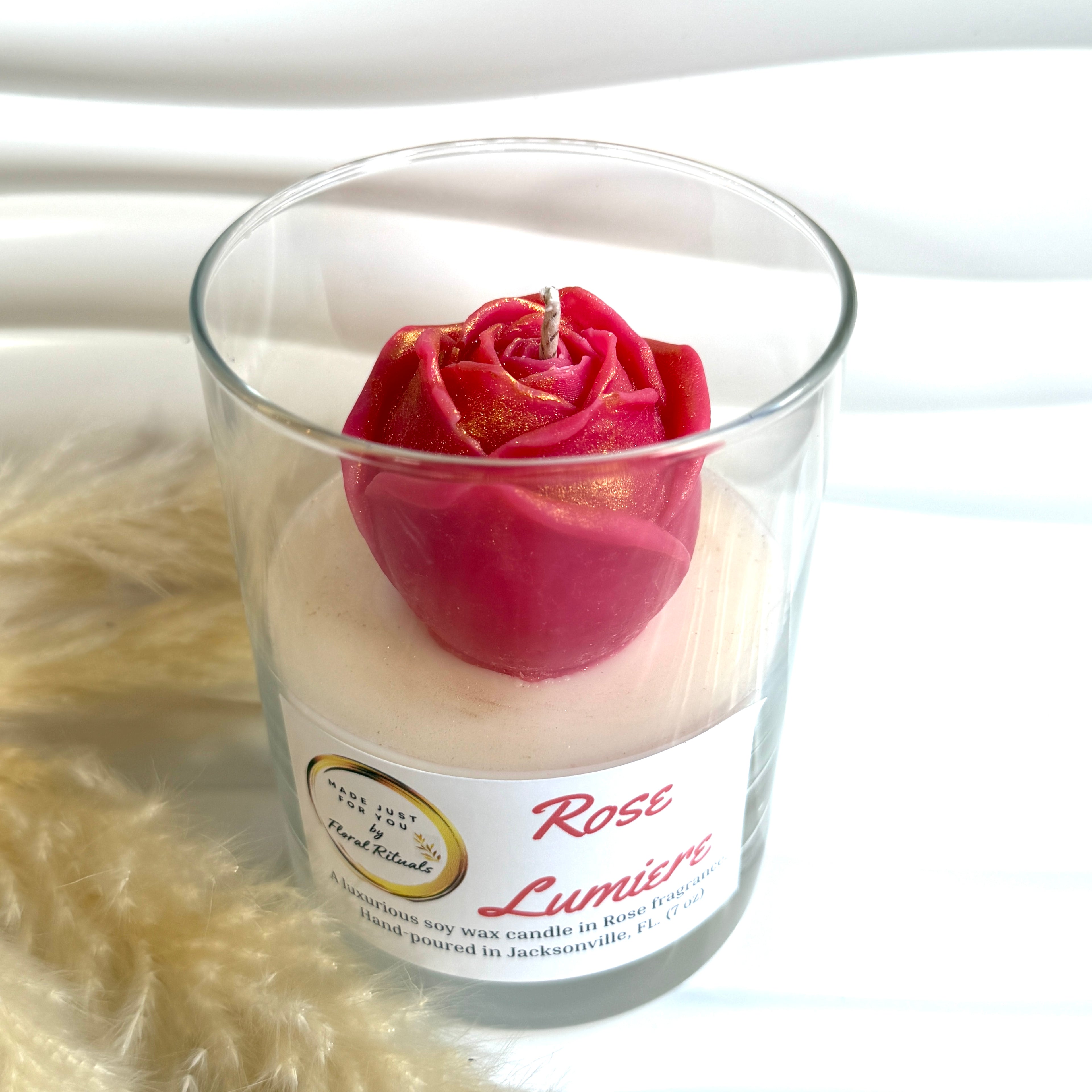 Rose Lumiere - Romance, captured in wax and flame
