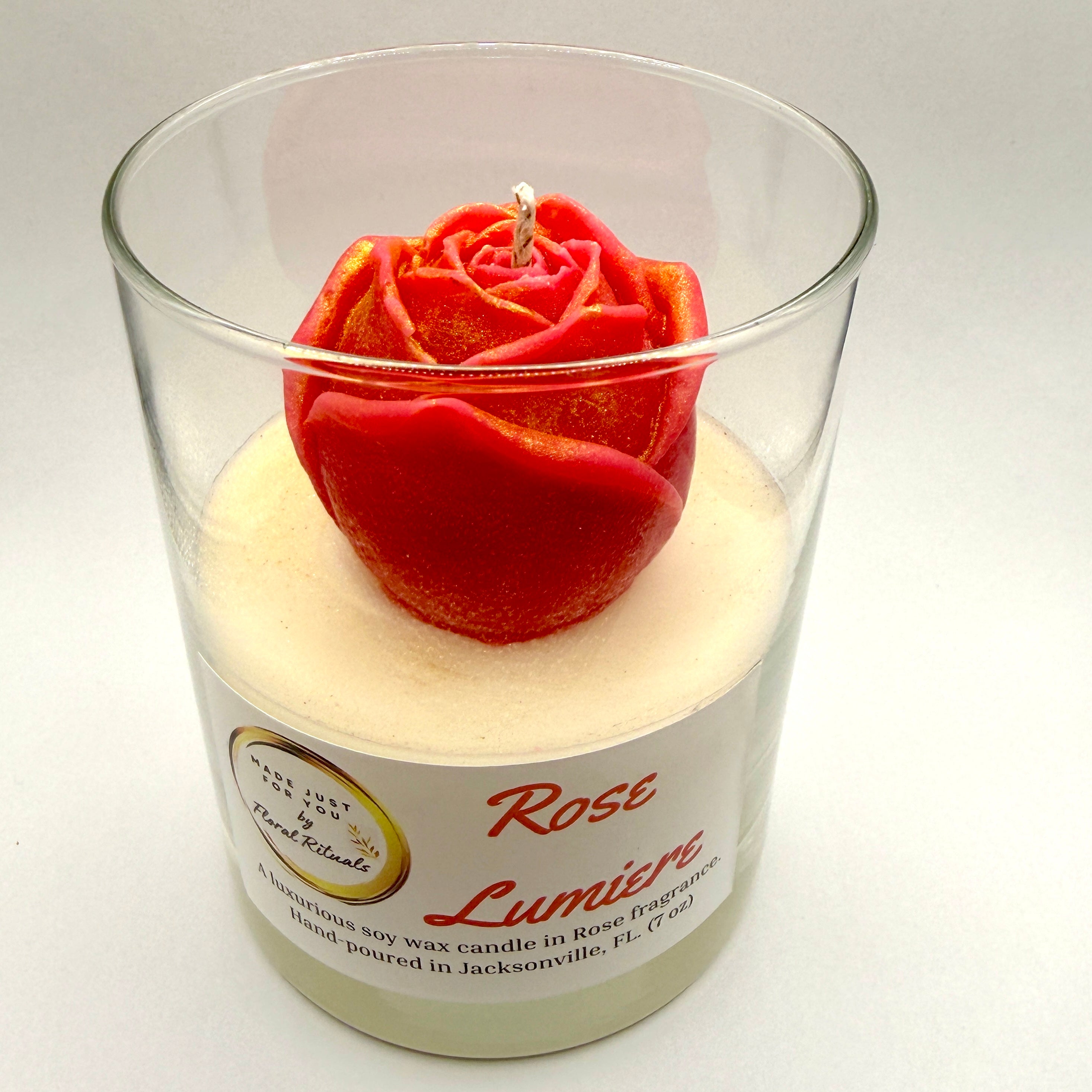 Rose Lumiere - Romance, captured in wax and flame
