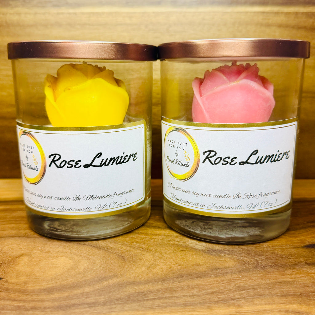 Rose Lumiere - Romance, captured in wax and flame