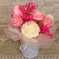 Handmade Floral Candle Bouquet Arrangement (Local Delivery Only)