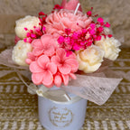 Handmade Floral Candle Bouquet Arrangement (Local Delivery Only)