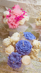 Handmade Floral Candle Bouquet Arrangement (Local Delivery Only)